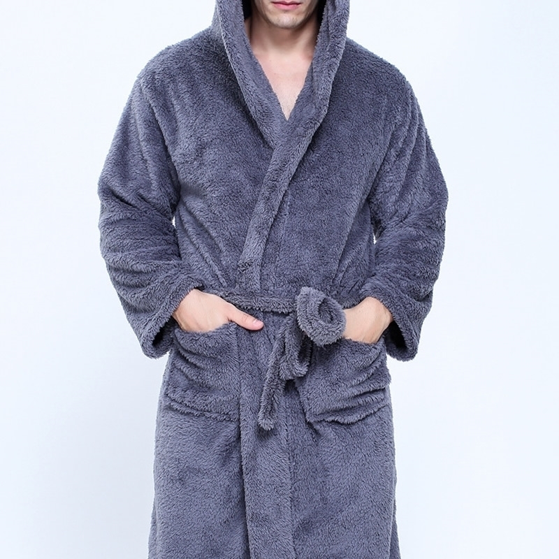 Couple Dressing Gowns For Men Women Warm Super Soft Flannel Coral Fleece Long Bath Robe Mens Kimono Bathrobe Male Robe Hooded 210203, Purple
Couple Dressing Gowns For Men Women Warm Super Soft Flannel Coral Fleece Long Bath Robe Mens Kimono Bathrobe Male Robe Hooded 210203, Purple