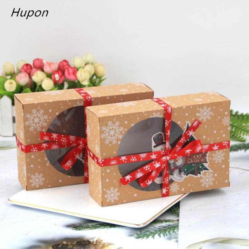 12pcs Large Kraft Paper Box Christmas Cookie Gift Boxes with Clear Window 18*12*5cm Biscuit Packaging Box Party Christmas Decor
12pcs Large Kraft Paper Box Christmas Cookie Gift Boxes with Clear Window 18*12*5cm Biscuit Packaging Box Party Christmas Decor