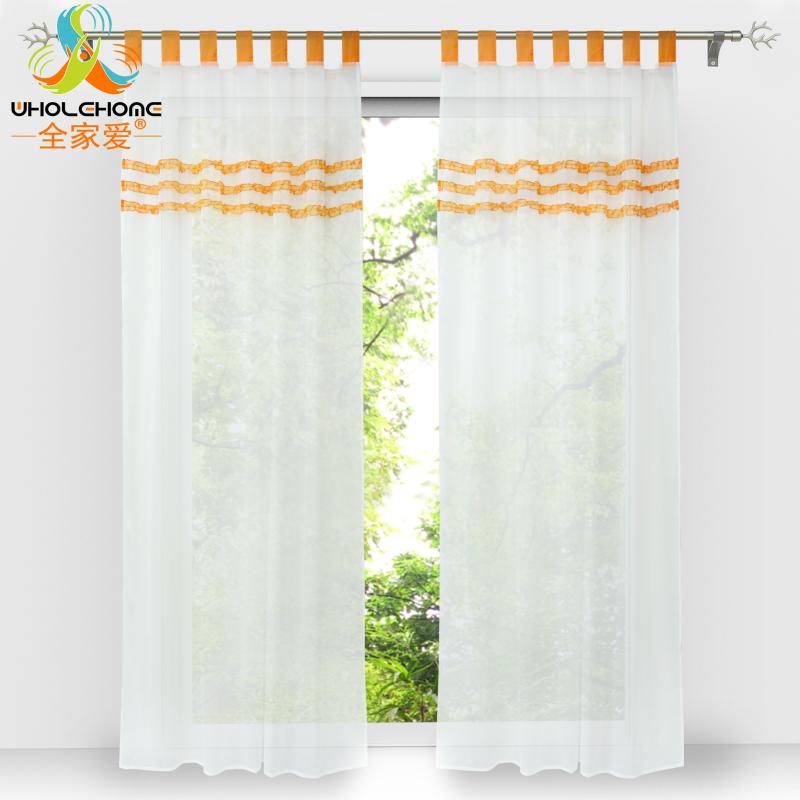 Luxury Tulle Curtain European Style Multi-Color Ruffles Decorative Sheer Panels For Living Room Bedroom Window Treatment Decor, Orange tap top
Luxury Tulle Curtain European Style Multi-Color Ruffles Decorative Sheer Panels For Living Room Bedroom Window Treatment Decor, Orange tap top