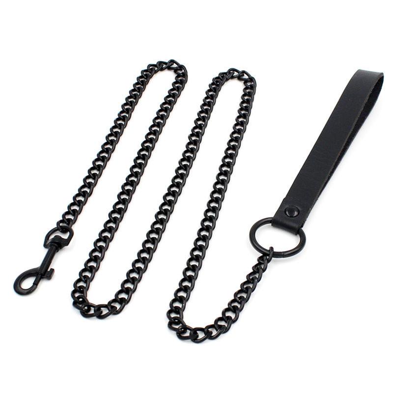 Fashion Men's Chokers Necklace Chain Round Cuban Link Chain Pu Leather Stainless Steel Punk goth Male Colar Jewelry Gifts 2020
Fashion Men's Chokers Necklace Chain Round Cuban Link Chain Pu Leather Stainless Steel Punk goth Male Colar Jewelry Gifts 2020