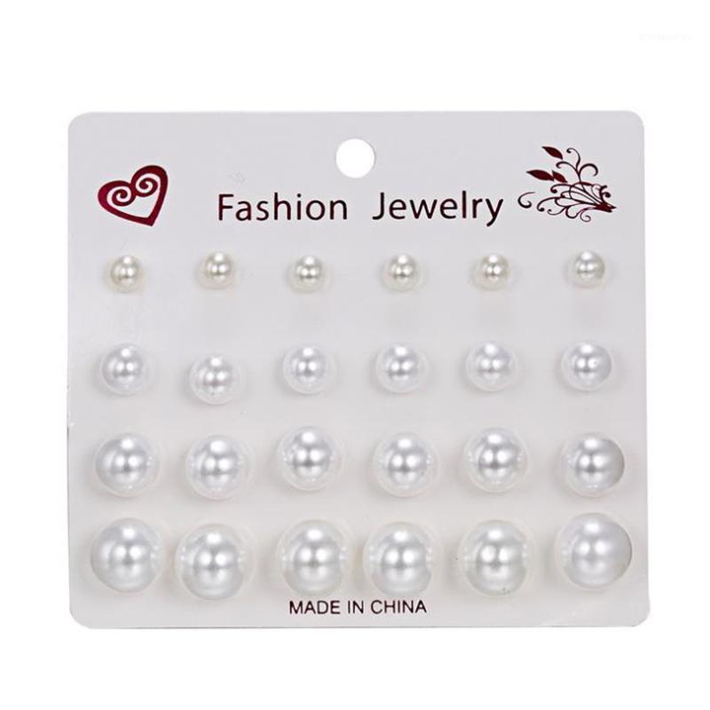 12 pairs/set White Simulated Pearl Earrings Set For Women Jewelry Accessories Piercing Ball Stud Earrings kit Bijouteria brincos1
12 pairs/set White Simulated Pearl Earrings Set For Women Jewelry Accessories Piercing Ball Stud Earrings kit Bijouteria brincos1