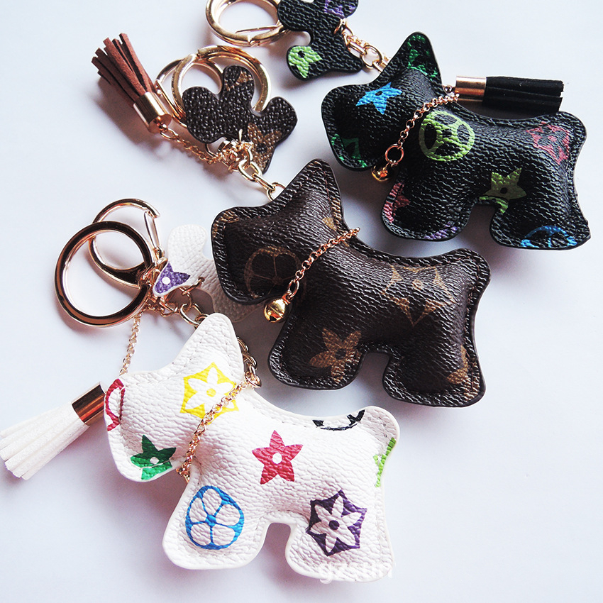 Luxury Bag Charms Key Chains PU Leather Schnauzer New Fashion Designer Keychain Accessories Animal Pendant Cartoon Dog Keyrings Ring Holder
Luxury Bag Charms Key Chains PU Leather Schnauzer New Fashion Designer Keychain Accessories Animal Pendant Cartoon Dog Keyrings Ring Holder