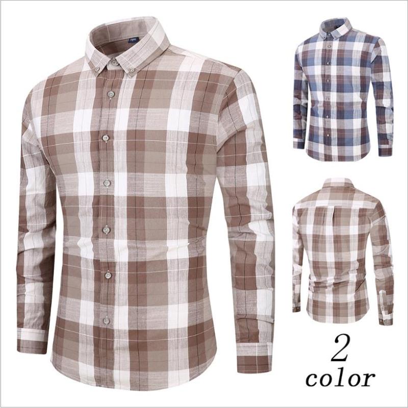 Spring and Autumn man Casual plaid cotton long sleeve Shirt Male Sand Wash Cotton Square Collar shirt Man slim, Blue
Spring and Autumn man Casual plaid cotton long sleeve Shirt Male Sand Wash Cotton Square Collar shirt Man slim, Blue