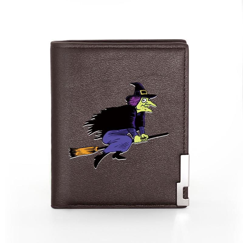 Classic Old Witch Broom Printing Men's Wallet Leather Purse For Men Holder Short Male Slim Coin Money Bags, Black
Classic Old Witch Broom Printing Men's Wallet Leather Purse For Men Holder Short Male Slim Coin Money Bags, Black