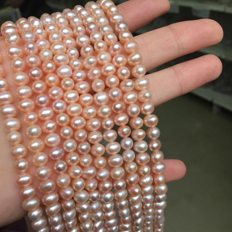 Freshwater Pearl necklace oval shape pearl Size 5-5.5mm perfect luster for Jewelry DIY
Freshwater Pearl necklace oval shape pearl Size 5-5.5mm perfect luster for Jewelry DIY