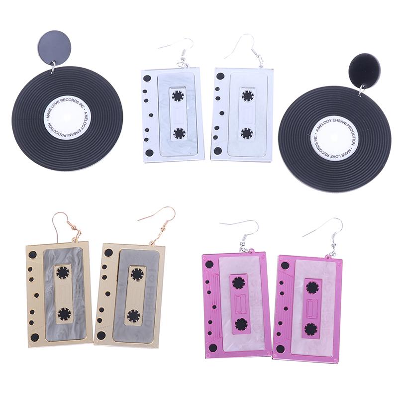 1 Pair vintage korean Vintage Black Vinyl Record Acrylic Earrings For Women Personality Transparent Circle Record stud Earrings
1 Pair vintage korean Vintage Black Vinyl Record Acrylic Earrings For Women Personality Transparent Circle Record stud Earrings