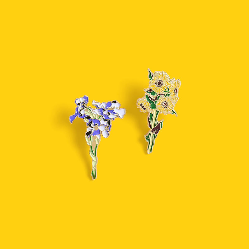 Unisex European Sunflower Brooches Paint Enamel Alloy Iris Pins For Backpack Cowboy Collar Fashion Jewelry Accessories Wholesale
Unisex European Sunflower Brooches Paint Enamel Alloy Iris Pins For Backpack Cowboy Collar Fashion Jewelry Accessories Wholesale