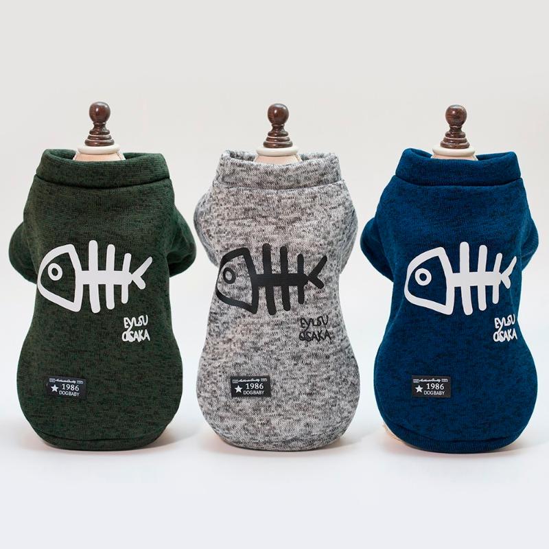 Dog Sweater Turtleneck Dog Clothes Fish bone Pattern Wool Sweater Coat Warm Autumn Cat Clothes For Small Puppy -XXL 40, Blue
Dog Sweater Turtleneck Dog Clothes Fish bone Pattern Wool Sweater Coat Warm Autumn Cat Clothes For Small Puppy -XXL 40, Blue