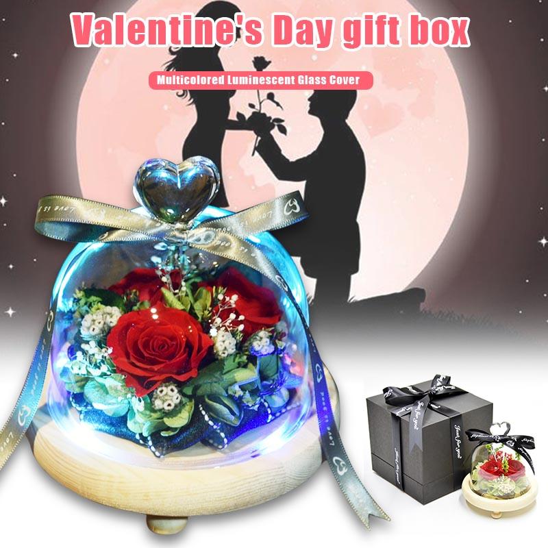 Glass Cover Everlasting Rose Flower Wife Gift for Lover Valentine's Day Christmas with Box TP-Hot
Glass Cover Everlasting Rose Flower Wife Gift for Lover Valentine's Day Christmas with Box TP-Hot