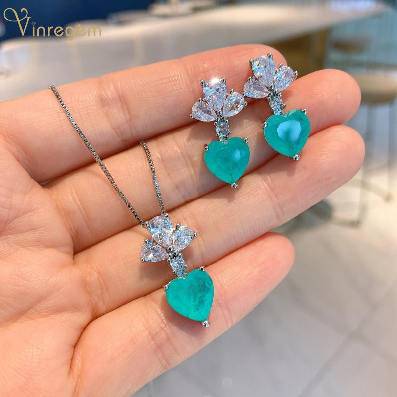 Bracelet, Earrings & Necklace Vinregem 925 Sterling Silver Heart Paraiba Tourmaline Greated Moissanite Gemstone Earrings/Pendant/Necklace We, Black
Bracelet, Earrings & Necklace Vinregem 925 Sterling Silver Heart Paraiba Tourmaline Greated Moissanite Gemstone Earrings/Pendant/Necklace We, Black