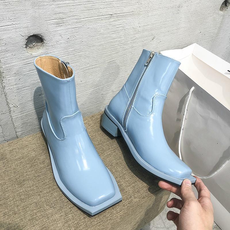 DEAT 2020 New Autumn Winter Fashion Casual Square Toe Zipper Solid Color Wedge Heel Thick Bottom Metal Short Boots Women SH0361, Black
DEAT 2020 New Autumn Winter Fashion Casual Square Toe Zipper Solid Color Wedge Heel Thick Bottom Metal Short Boots Women SH0361, Black