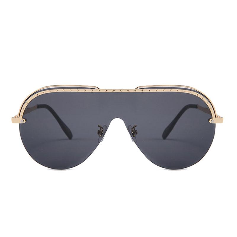 Sunglasses Veshion One Lens Oversized Half Frame Rivet Luxury Men Women Fashion Shades UV400 Vintage Glasses
Sunglasses Veshion One Lens Oversized Half Frame Rivet Luxury Men Women Fashion Shades UV400 Vintage Glasses