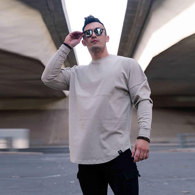 Fitness T-shirt Men's Loose Sportswear Longsleeved Training Suit Plus Size Casual Round Neck Sweater Showing Muscles Gym Shirts1
Fitness T-shirt Men's Loose Sportswear Longsleeved Training Suit Plus Size Casual Round Neck Sweater Showing Muscles Gym Shirts1