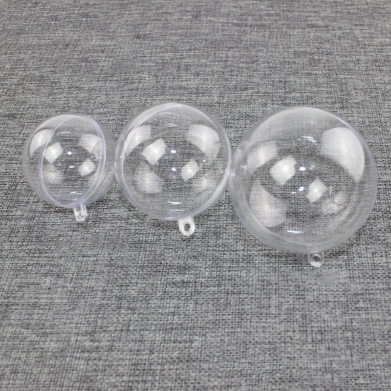 12Pcs 6cm Transparent Fill-able Hollow Sphere Xmas Hanging Ornament Party Wedding Decor
12Pcs 6cm Transparent Fill-able Hollow Sphere Xmas Hanging Ornament Party Wedding Decor