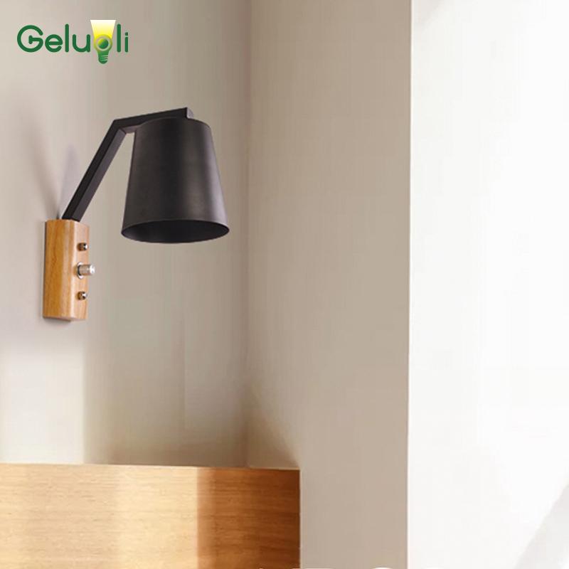 Interior Led Light Nordic Minimalism Wall Mounted Metal Shade Wooden Base E27 Include Switch Led Wall Sconce
Interior Led Light Nordic Minimalism Wall Mounted Metal Shade Wooden Base E27 Include Switch Led Wall Sconce