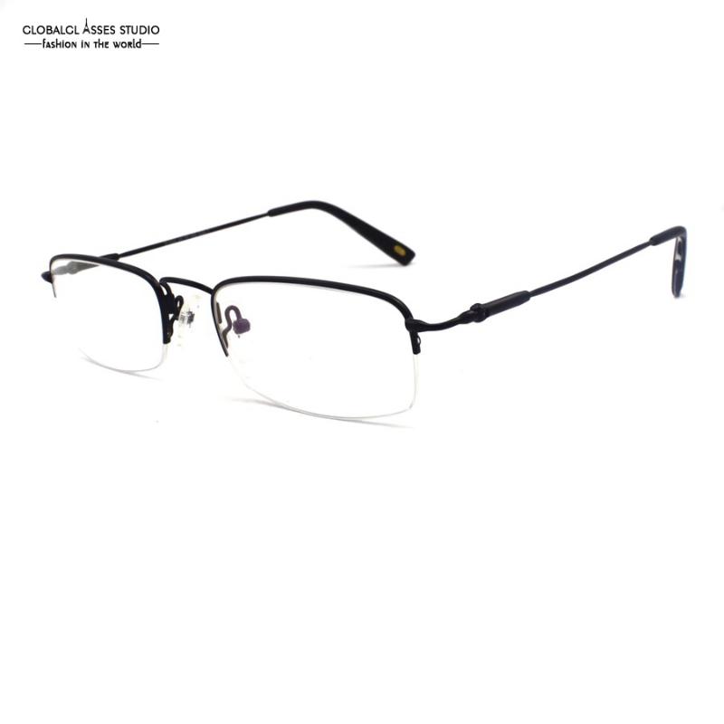 Mature Business Slim Metal Frame Memory Temple Men Black Color Prescription Optical Glasses Frame D1009 C1
Mature Business Slim Metal Frame Memory Temple Men Black Color Prescription Optical Glasses Frame D1009 C1