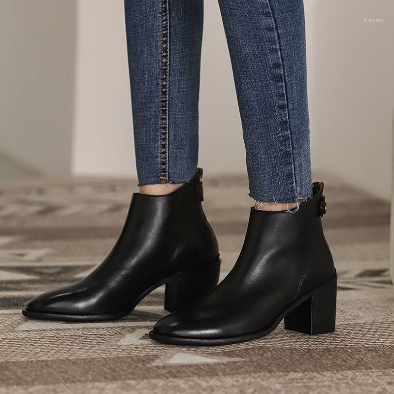 Mordoan Genuine Cow Leather zipper platform high heel 2020 autumn new brown short boots womanRound toe platform ankle boots1, Black
Mordoan Genuine Cow Leather zipper platform high heel 2020 autumn new brown short boots womanRound toe platform ankle boots1, Black