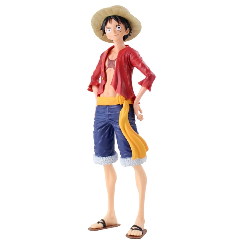 

27cm Grandista One Piece Monkey D Figure Toy Grandline Men Luffy Anime Collectible Model Dolls Y200421
