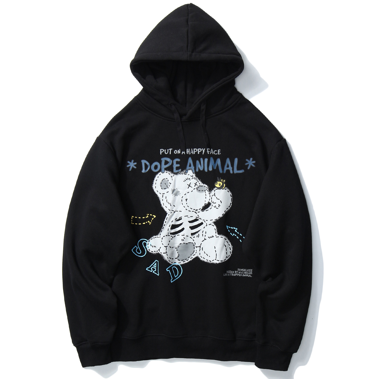 2021 New Harajuku Hip Hop Happy Bear Print Fleece Hoodie Sweatshirt Autumn Winter Pullover Men Cotton Black Moletom Qfvw, White
2021 New Harajuku Hip Hop Happy Bear Print Fleece Hoodie Sweatshirt Autumn Winter Pullover Men Cotton Black Moletom Qfvw, White