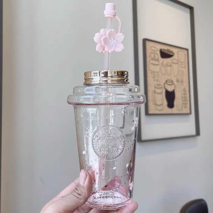 The latest 16OZ Starbucks straw glass coffee mug with lid, cherry blossom goddess gradient style water cup, separate box packaging, supportWIKA, Write color after purchase
The latest 16OZ Starbucks straw glass coffee mug with lid, cherry blossom goddess gradient style water cup, separate box packaging, supportWIKA, Write color after purchase