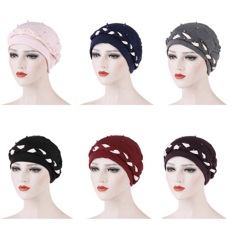 Hair Accessories For The New Twin Twist Braid Turban Tjm Arab Muslim Nail Bead Baotou Cap, Ht4906by 
Hair Accessories For The New Twin Twist Braid Turban Tjm Arab Muslim Nail Bead Baotou Cap, Ht4906by