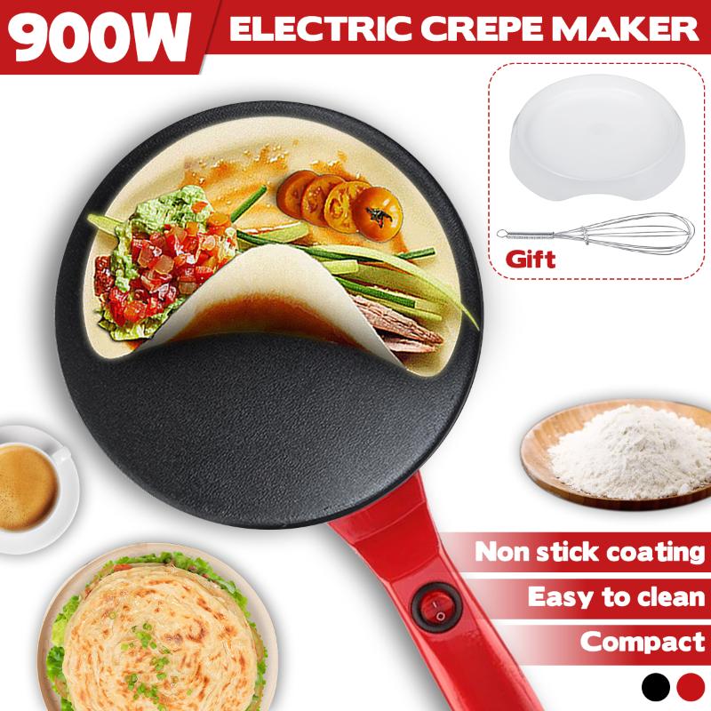 

900W Electric Crepe Maker Pizza Pancake Machine Non-Stick Griddle Baking Pan Cake Machine Kitchen Cooking Tools 220V
