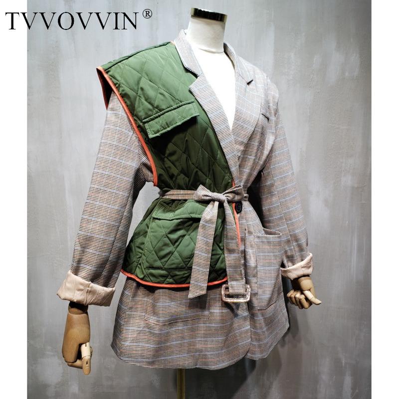 TVVOVVIN Women Parkas Color Matching Plaid Asymmetric Womens Winter Jackets And Coats Cotton Padded Lace Up Long Coat 2020 BP8H, Gray
TVVOVVIN Women Parkas Color Matching Plaid Asymmetric Womens Winter Jackets And Coats Cotton Padded Lace Up Long Coat 2020 BP8H, Gray