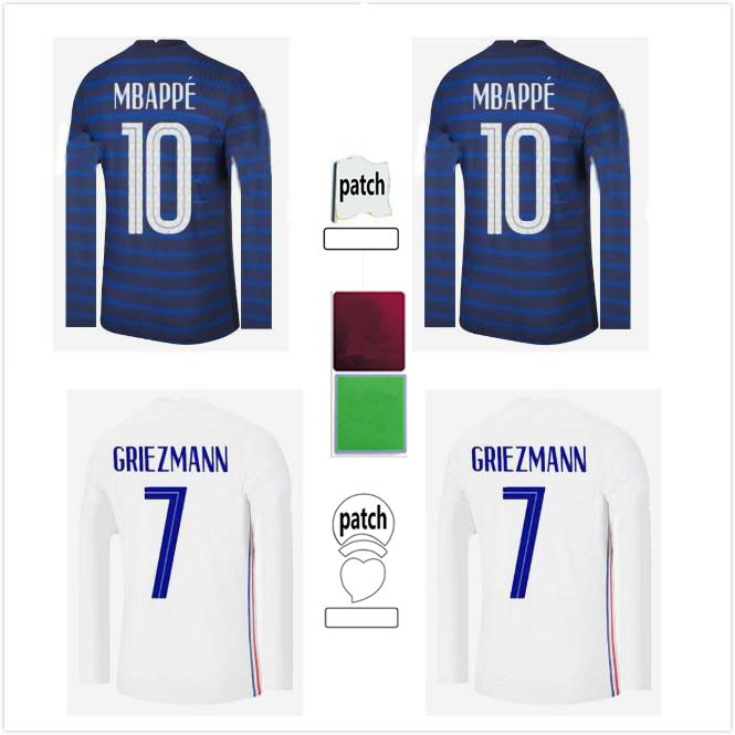 20 21 MBAPPE GRIEZMANN POGBA jerseys long sleeve 2021 GIROUD RABIOT COMAN Football shirts MARTIAL maillot de foot men + kids kit jersey, Short sleeve away
20 21 MBAPPE GRIEZMANN POGBA jerseys long sleeve 2021 GIROUD RABIOT COMAN Football shirts MARTIAL maillot de foot men + kids kit jersey, Short sleeve away