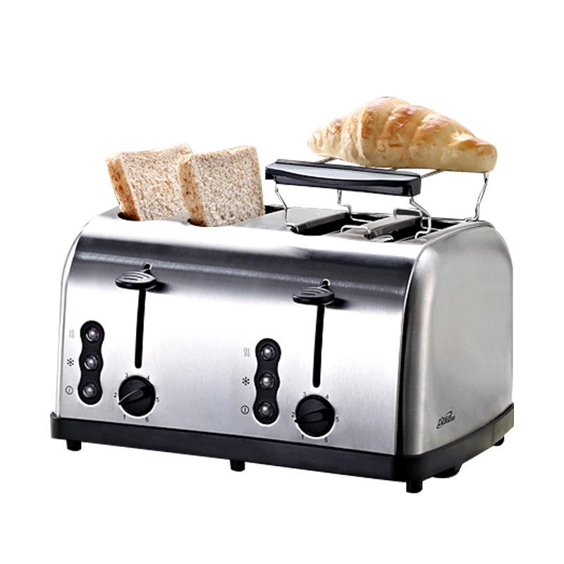 220V 4 Slices Stainless steel toaster Automatic Fast heating bread toaster Household Breakfast maker Oven heating machine EU
220V 4 Slices Stainless steel toaster Automatic Fast heating bread toaster Household Breakfast maker Oven heating machine EU