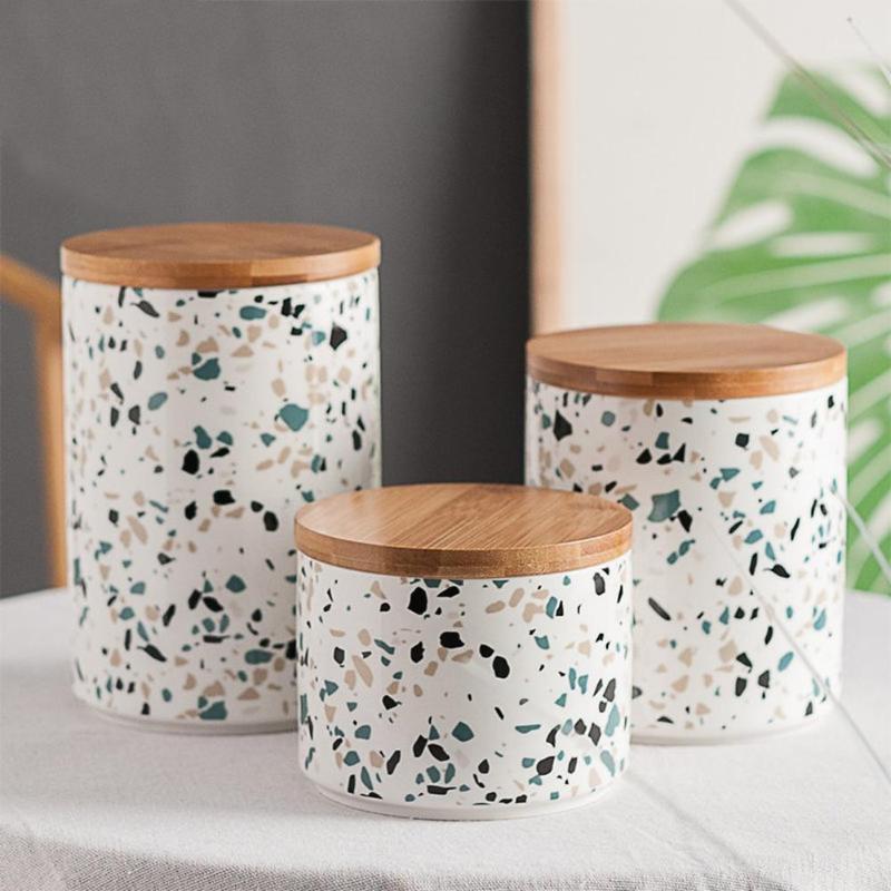 Creative Nordic Style Ceramic Sealed Jar Storage Organization Kitchen Spice Coffee Bean Candy Jar Home Decoration1 
Creative Nordic Style Ceramic Sealed Jar Storage Organization Kitchen Spice Coffee Bean Candy Jar Home Decoration1