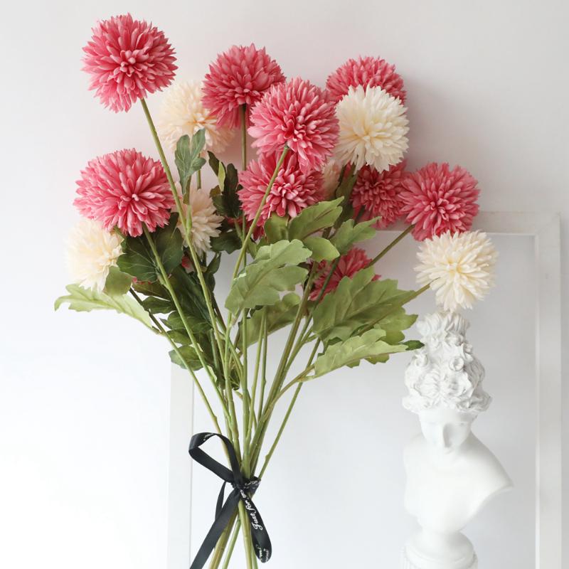 3 Heads Dandelion Artificial Flower Long Stem Hydrangea Silk Flowers for Autumn Home Wedding party Garden Decoration, Brown
3 Heads Dandelion Artificial Flower Long Stem Hydrangea Silk Flowers for Autumn Home Wedding party Garden Decoration, Brown