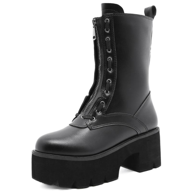 RIBETRINI New Fashion Platform Light For Walking Chunky Heels Chic winter boots Boots Women Leisure Motorcycles Female, Black
RIBETRINI New Fashion Platform Light For Walking Chunky Heels Chic winter boots Boots Women Leisure Motorcycles Female, Black