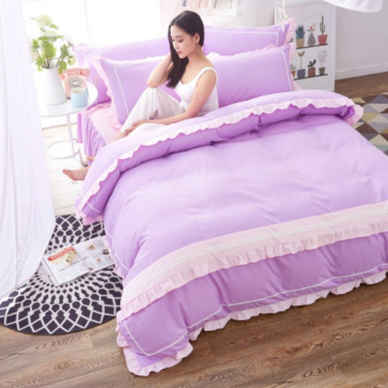 2020 new Korean 1.8m solid color bed skirt four-piece set plain color fashion bed skirt sheet cover, Yellow
2020 new Korean 1.8m solid color bed skirt four-piece set plain color fashion bed skirt sheet cover, Yellow