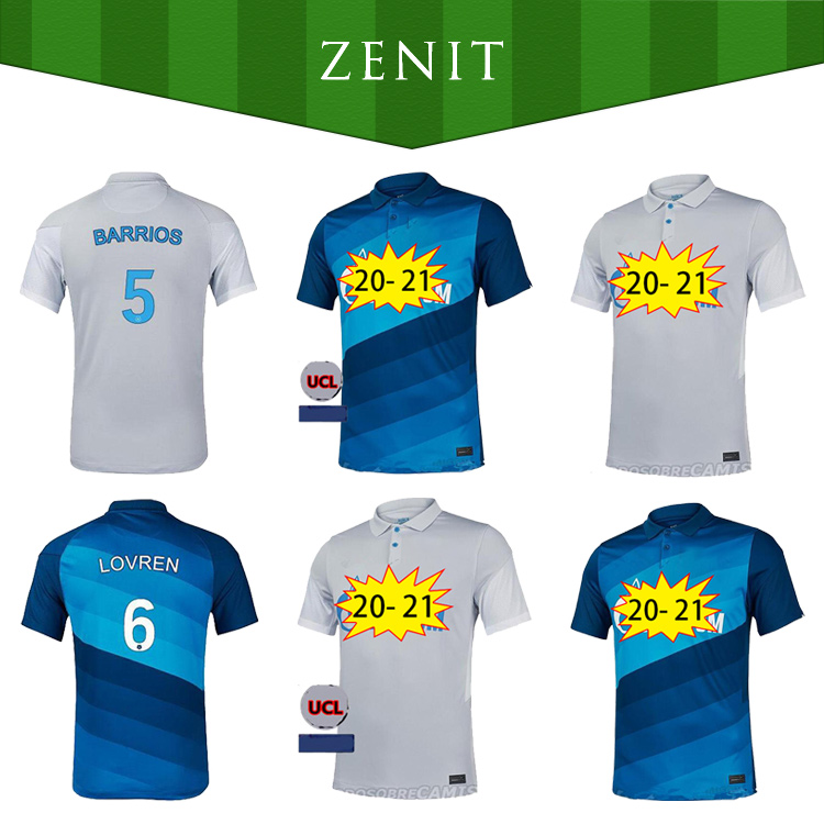 20 21 top FC Zenit St. Petersburg soccer jersey home away blue gray MALCOM Lovren 2020 2021 SANTOS BARRIOS Football Shirt, Black;yellow
20 21 top FC Zenit St. Petersburg soccer jersey home away blue gray MALCOM Lovren 2020 2021 SANTOS BARRIOS Football Shirt, Black;yellow