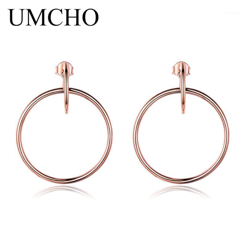 UMCHO Solid 925 Silver Hoop Earrings Big Simple Fashion Rose Gold Earrings For Women Wedding Gift Fine Jewelry1
UMCHO Solid 925 Silver Hoop Earrings Big Simple Fashion Rose Gold Earrings For Women Wedding Gift Fine Jewelry1