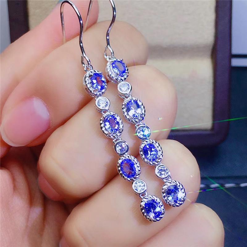 Fashion long Tassels Line Natural blue tanzanite drop earrings 925 silver natural gemstone earrings women party fine jewelry
Fashion long Tassels Line Natural blue tanzanite drop earrings 925 silver natural gemstone earrings women party fine jewelry