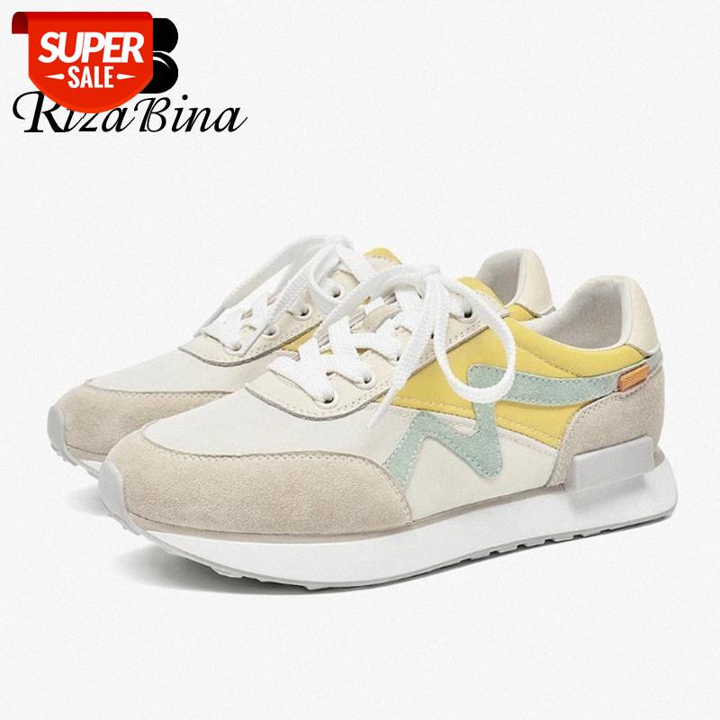 RIZABINA Size 35-40 Women Sneakers Real Leather Flat Heel Mixed Color Women Shoes Fashion Cool Spring Footwear #pH7Z, Blue
RIZABINA Size 35-40 Women Sneakers Real Leather Flat Heel Mixed Color Women Shoes Fashion Cool Spring Footwear #pH7Z, Blue