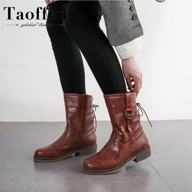 TAOFFEN Women Cross Strap Fashion Ankle Boots Plush Fur Winter Warm Work Shoes Women Round Toe Flats Boots Footwear Size 34-43, Black with plush
TAOFFEN Women Cross Strap Fashion Ankle Boots Plush Fur Winter Warm Work Shoes Women Round Toe Flats Boots Footwear Size 34-43, Black with plush