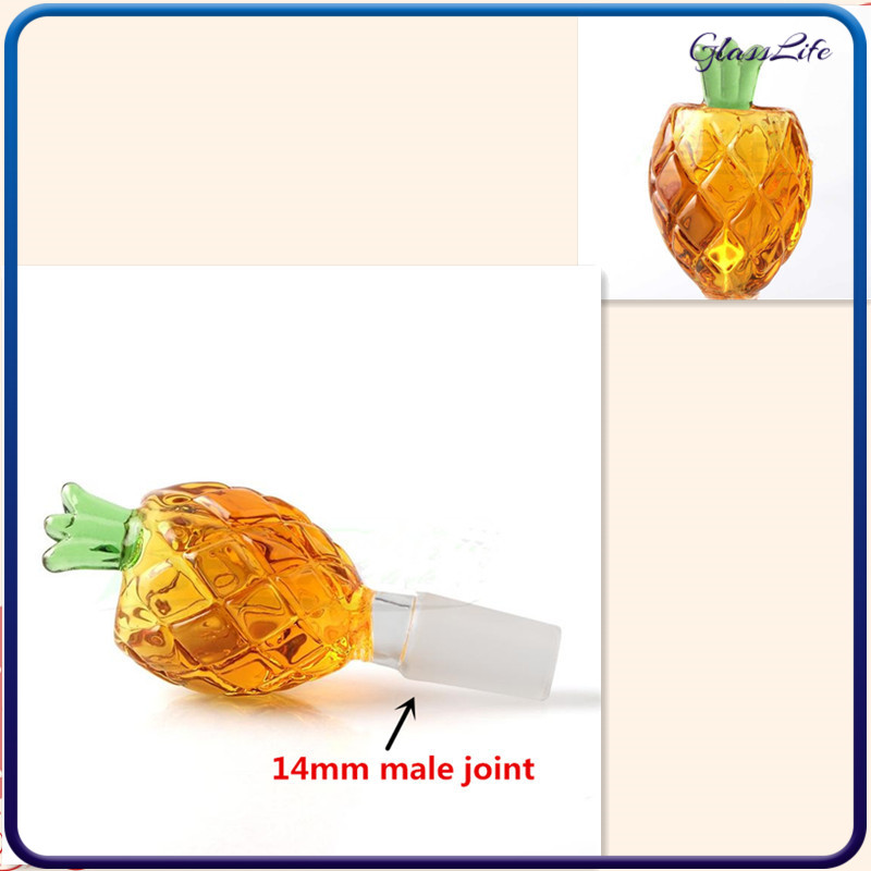 14mm Male Glass Bong Bowl with Thick Hookah Pyrex Colorful Golden Pineapple Smoking Glass Bowls Water Pipes for Dab Rigs
14mm Male Glass Bong Bowl with Thick Hookah Pyrex Colorful Golden Pineapple Smoking Glass Bowls Water Pipes for Dab Rigs