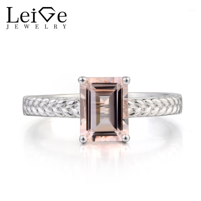 Leige Jewelry Morganite Engagement Ring Natural Pink Morganite Ring Emerald Cut Pink Gems 925 Sterling Silver Gifts for Her1
Leige Jewelry Morganite Engagement Ring Natural Pink Morganite Ring Emerald Cut Pink Gems 925 Sterling Silver Gifts for Her1