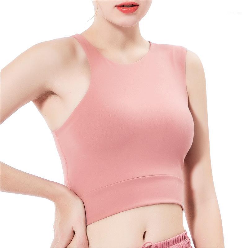 Irregular Sports Bra Yoga Vest with Chest Pad Quick-Dry Underwear Navel Three-Color Small Vest Womens Running Fitness /301, Pink
Irregular Sports Bra Yoga Vest with Chest Pad Quick-Dry Underwear Navel Three-Color Small Vest Womens Running Fitness /301, Pink