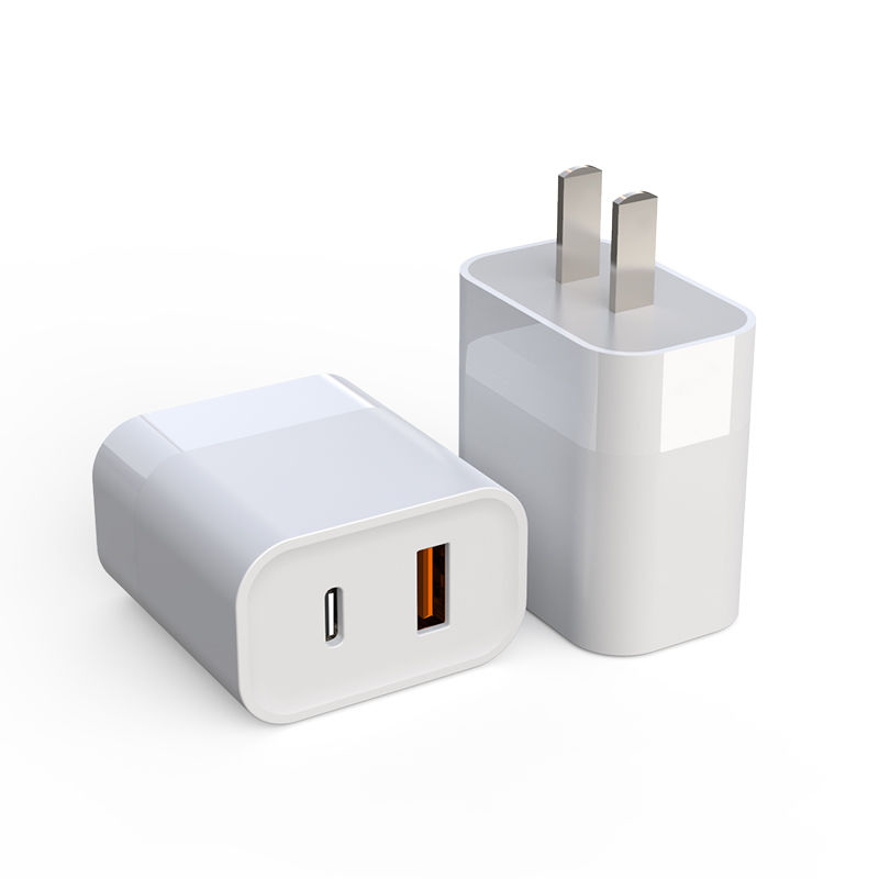Cell Phone Chargers PD USB and Type-C 2 Ports Quick Charger QC3.0 Fast Phone Charging Adapter
Cell Phone Chargers PD USB and Type-C 2 Ports Quick Charger QC3.0 Fast Phone Charging Adapter
