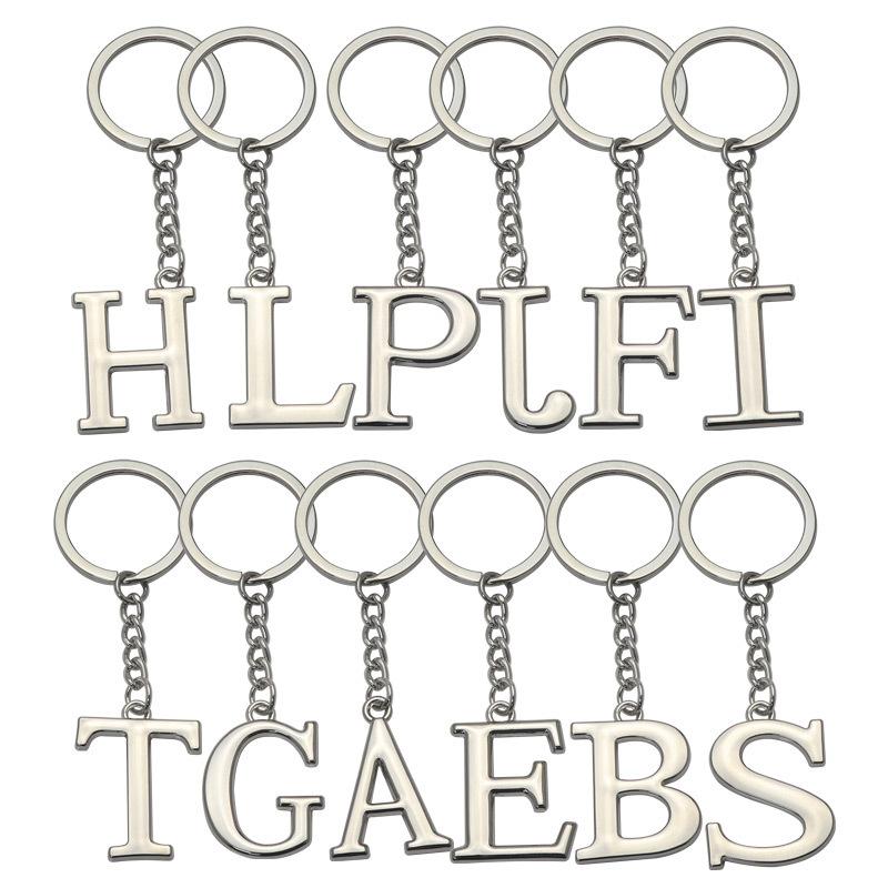 Keychains 26 A-Z English Alphabet For Women Men Metal Letter Key Chains Name Unisex Bag Car Rings DIY Accessories
Keychains 26 A-Z English Alphabet For Women Men Metal Letter Key Chains Name Unisex Bag Car Rings DIY Accessories