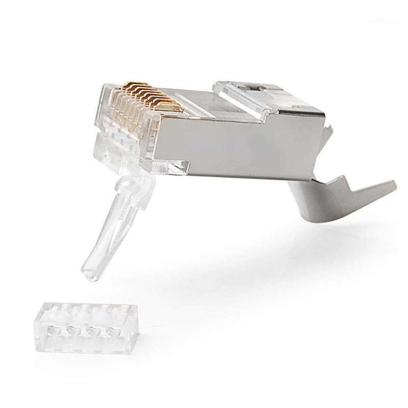50/100pcs RJ45 Connector Cat6a Cat7 RJ45 plug shielded FTP 8P8C Network Crimp Connectors1
50/100pcs RJ45 Connector Cat6a Cat7 RJ45 plug shielded FTP 8P8C Network Crimp Connectors1