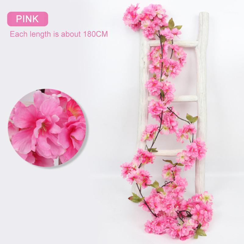 180cm Sakura Silk Cherry Blossom Vine Wedding Arch Decoration Layout Rattan Wall Hanging Garland Wreath Fake Flowers Home Party1, White
180cm Sakura Silk Cherry Blossom Vine Wedding Arch Decoration Layout Rattan Wall Hanging Garland Wreath Fake Flowers Home Party1, White