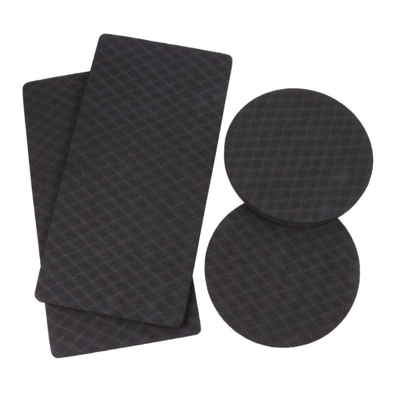 

4pcs Yoga Knee Pad Convenient Portable Support Pad Workout Cushion for Hands Wrists Knees, Black