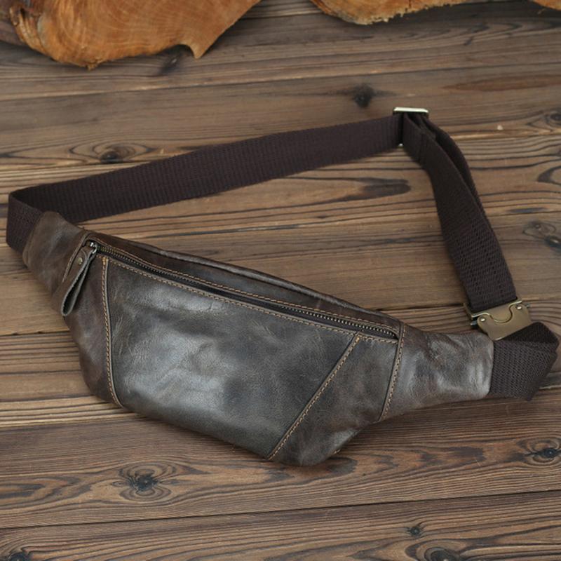 Men's Fanny Waist Bag Real Leather Travel Man Cross body Phone Pouch Sling Chest Pack Casual Fanny Pack Male Large Hip Bum Purse, Black
Men's Fanny Waist Bag Real Leather Travel Man Cross body Phone Pouch Sling Chest Pack Casual Fanny Pack Male Large Hip Bum Purse, Black