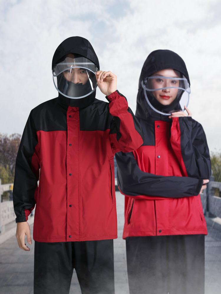 Waterproof Motorcycle Raincoat Jacket Men Reusable Fashion Raincoat Suit Wet Weather Gear Veste Pluie with Hood EB50YY
Waterproof Motorcycle Raincoat Jacket Men Reusable Fashion Raincoat Suit Wet Weather Gear Veste Pluie with Hood EB50YY