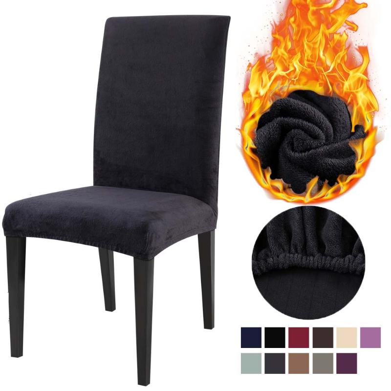 Solid Color Plush Chair Cover Stretch Elastic Slipcovers Restaurant Weddings Banquet Hotel Chair Cover Home Deco
Solid Color Plush Chair Cover Stretch Elastic Slipcovers Restaurant Weddings Banquet Hotel Chair Cover Home Deco