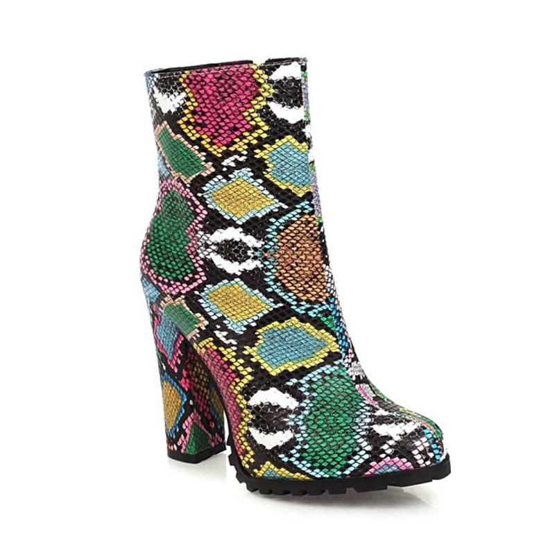 Round Toe Ankle boots for Women zipper High heel boots Ladies winter shoes woman bottine femme botas mujer Big size 48 1991-1, Green
Round Toe Ankle boots for Women zipper High heel boots Ladies winter shoes woman bottine femme botas mujer Big size 48 1991-1, Green